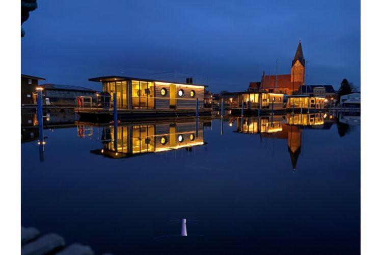 Hausboot Fjord Vela Mit Biosauna In Barth Extérieur photo