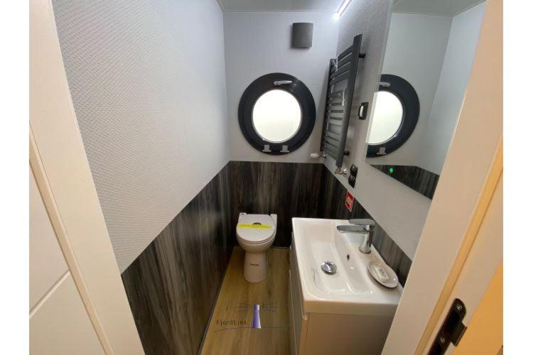 Hausboot Fjord Vela Mit Biosauna In Barth Extérieur photo
