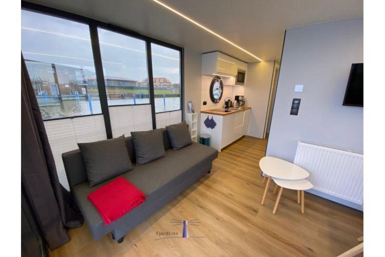 Hausboot Fjord Vela Mit Biosauna In Barth Extérieur photo