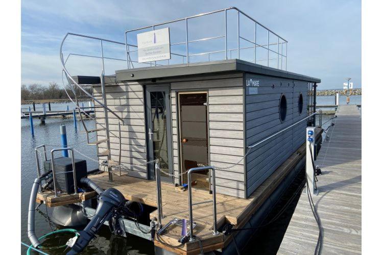 Hausboot Fjord Vela Mit Biosauna In Barth Extérieur photo
